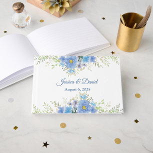 Floral Wedding  Guest Book