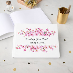 Floral Wedding  Guest Book