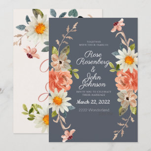 Floral Wedding Invitation
