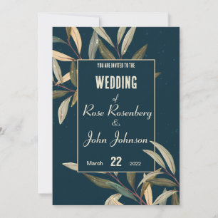 Floral Wedding Invitation