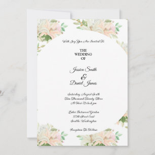 Floral Wedding Invitation