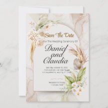 Floral Wedding Invitation
