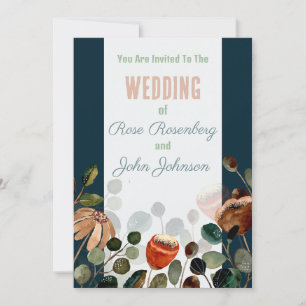 Floral Wedding Invitation