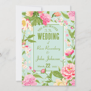 Floral Wedding Invitation