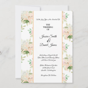 Floral Wedding Invitation
