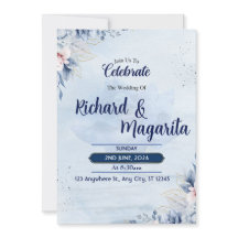 Floral Wedding invitation