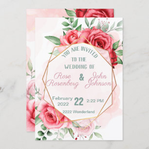 Floral Wedding Invitation