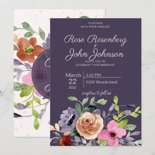 Floral Wedding Invitation
