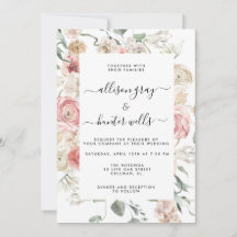 Floral Wedding Invitation | Annabeth