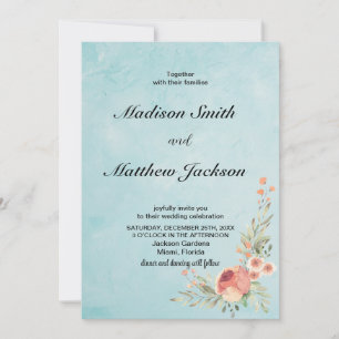 Floral Wedding Invitations