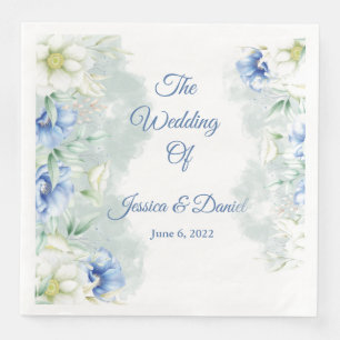 Floral Wedding Napkins
