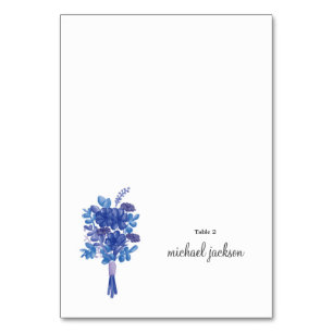Floral Wedding Place Card