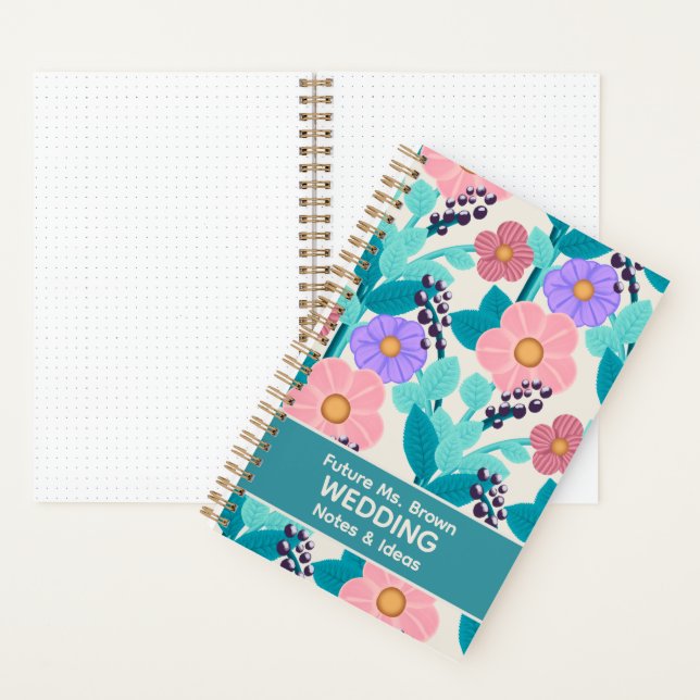 Floral Wedding Planning Journal (Inside)