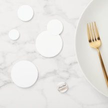 Floral Wedding Table Confetti