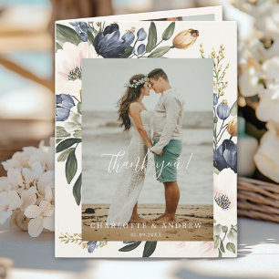 Floral Wedding Thank You 3 Photos
