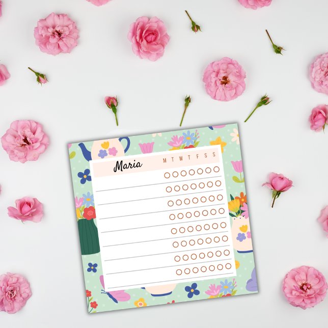 Floral Weekly Planner – Blossom Time Sticky Notes (Creator Uploaded)