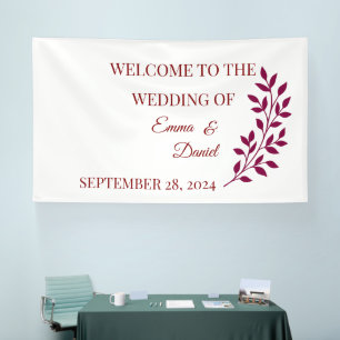 Floral Welcome. Grad. Baby Banner Custom Decor