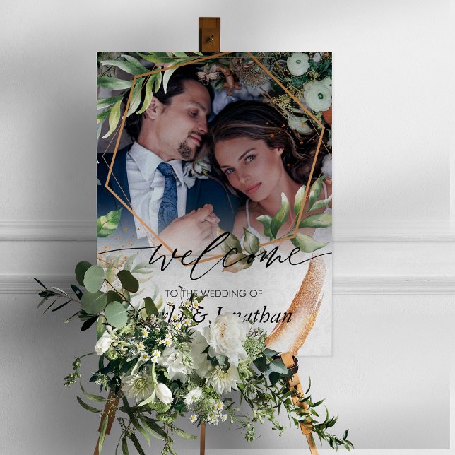 Floral Welcome Wedding Poster (Creator Uploaded)