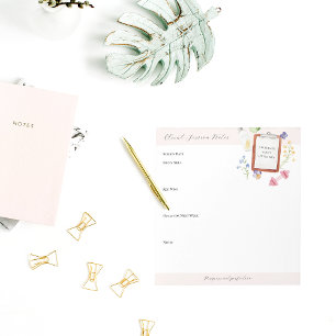Floral Wellness Progress Tracker   Client Notes