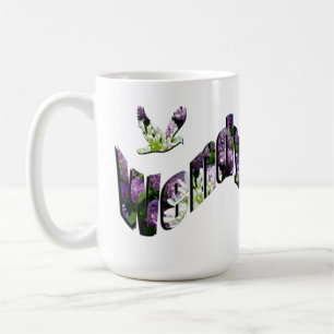 Floral Wendy Name, Coffee Mug