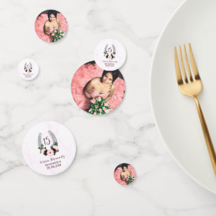 Floral Western Horseshoe Quinceanera Confetti