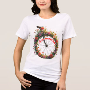 Floral Wheel Beautiful Ride Tee