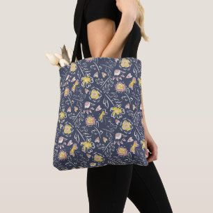 Floral Whirlwind  Tote Bag