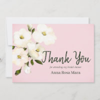 *~ Floral White Beach Rose Buds Bridal Shower