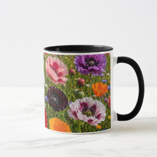 Floral Wildflower Mug, Botanical Coffee Cup