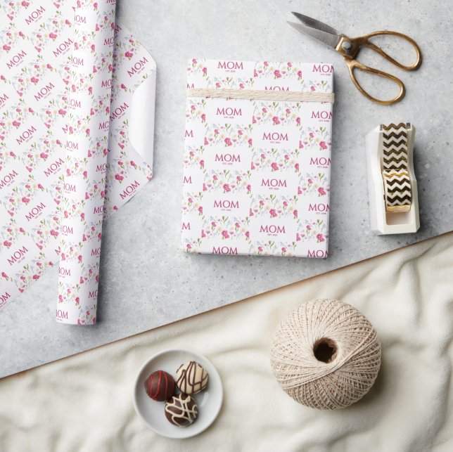 Floral Wildflower Mum Established  Wrapping Paper (Crafts)
