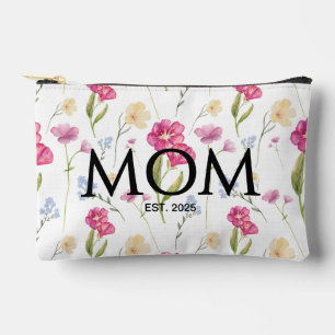 Floral Wildflower New Mum Gift Mum Established Accessory Pouch