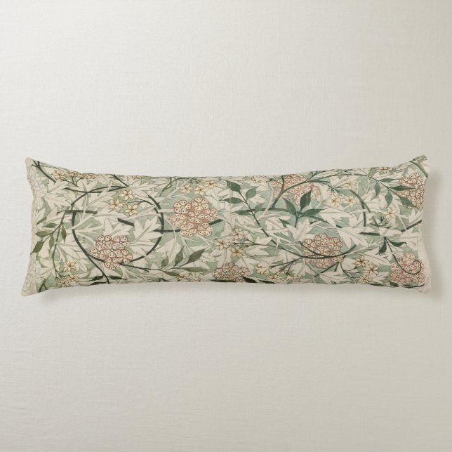 Floral William Morris Medway Pattern.  Body Cushion (Front)