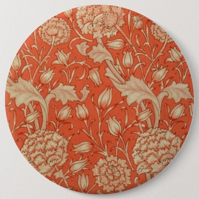 Floral William Morris Pattern Buttons (Front)