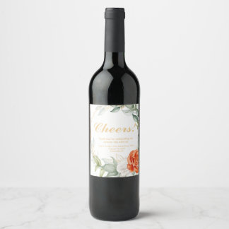 Floral Wine Labels
