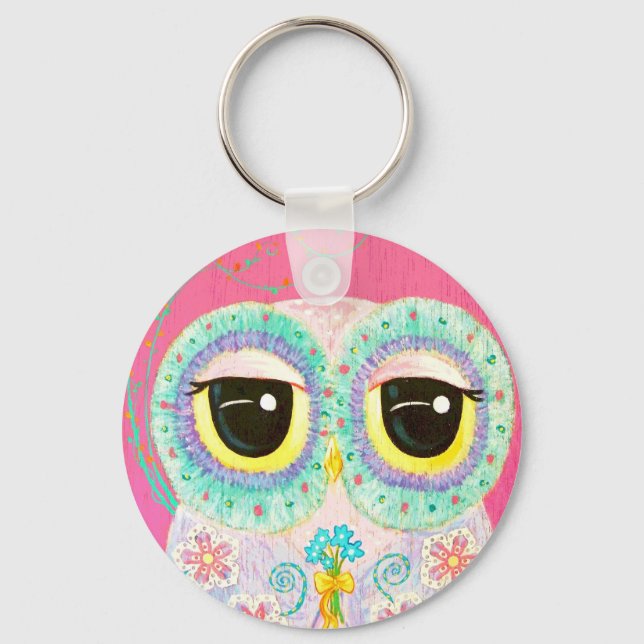 Floral Wishes Key Ring (Front)