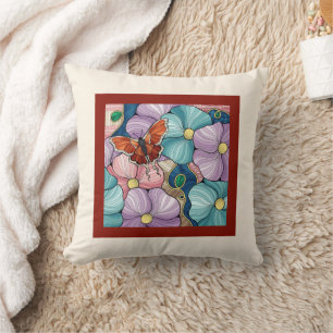 Floral with butterfly cushion