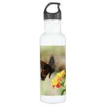 Floral with butterfly, personalised