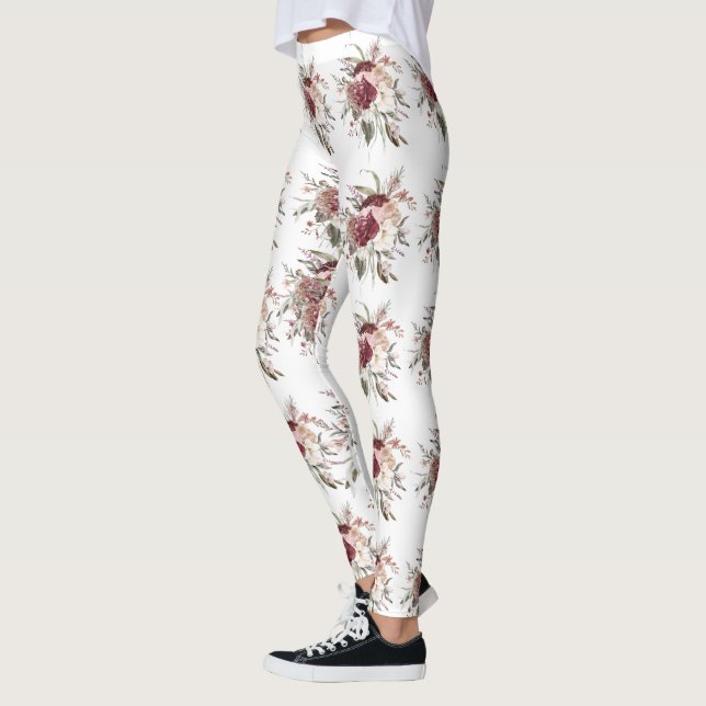  Floral Woman's Leggings  (Left)