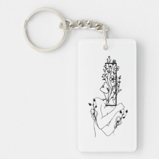 FLORAL WOMEN KEY RING