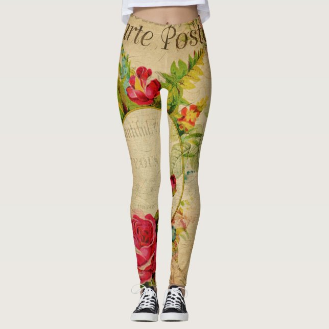 Floral Women's Leggings (Front)