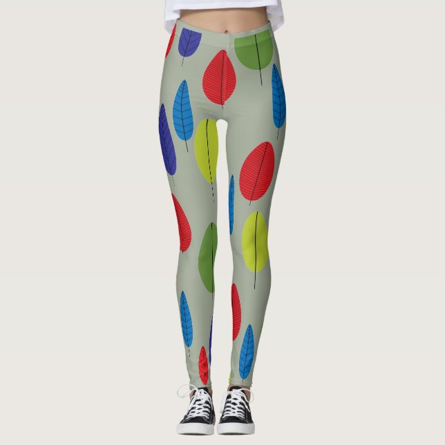 Floral Women's Leggings (Front)