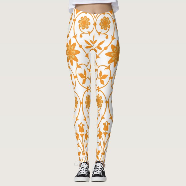 Floral Women's Leggings (Front)