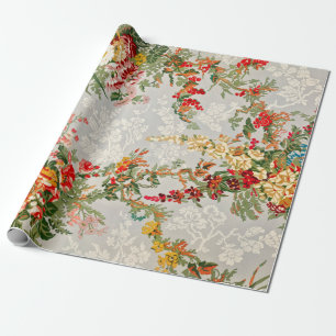 Floral Wrapping or Decoupage Paper