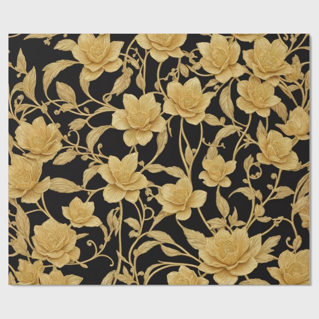 Floral Wrapping Paper (Flat)