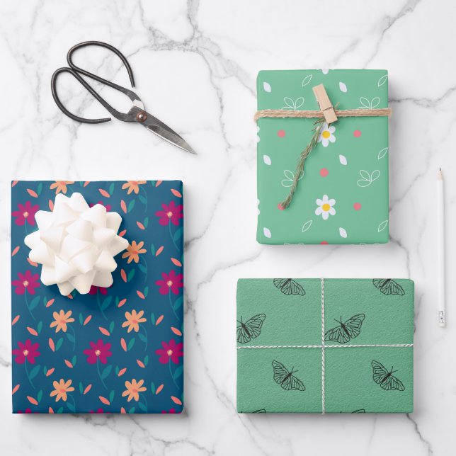 Floral Wrapping Paper (Front)