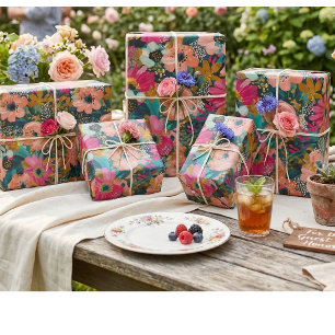 Floral   wrapping paper