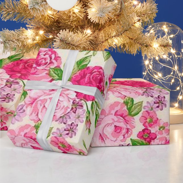 Floral Wrapping Paper (Holidays)