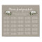 Floral Wreath - Alphabetical Seating Chart
