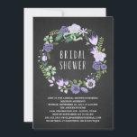 Floral Wreath | Bridal Shower Invitation<br><div class="desc">©Fine & Dandy Paperie</div>