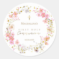 floral wreath First Holy Communion